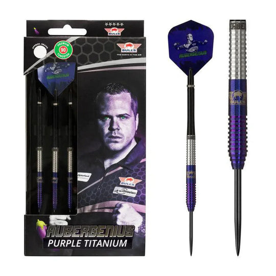 Bull's NL Dirk van Duijvenbode Aubergenius 90% Tungsten Steel Tip Darts
