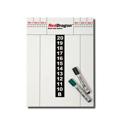 Red Dragon Dry Wipe Score Board