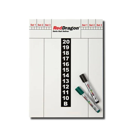 Red Dragon Dry Wipe Score Board