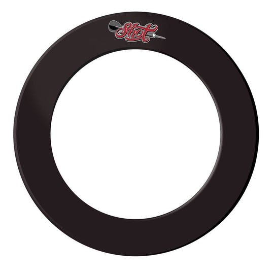 Shot 1 Piece Dartboard Surround - Black