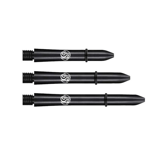 Shot Aluminium Black Shafts