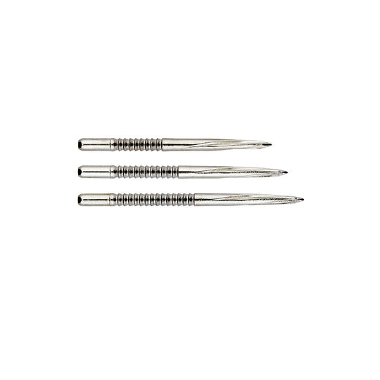 Unicorn Darts Volute Shark Fin Large Steel Dart Points - Natural