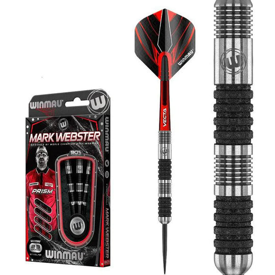 Winmau Mark Webster 90% Tungsten Steel Tip Darts