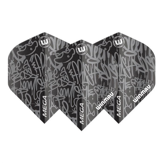 Winmau Mega Standard Black Flights