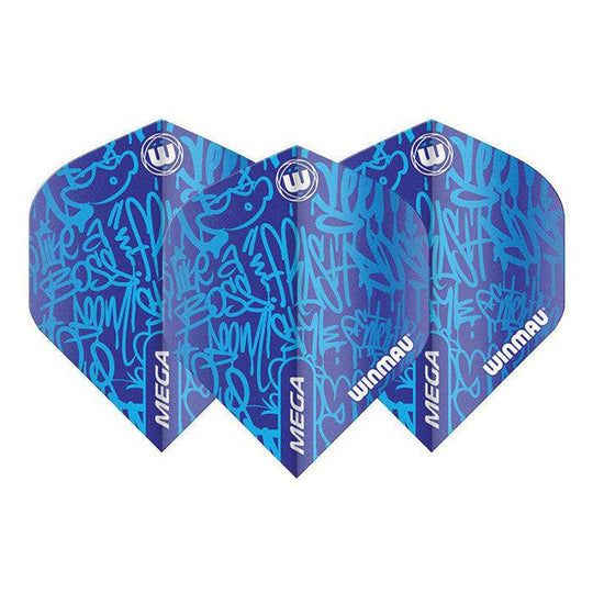 Winmau Mega Standard Blue Flights