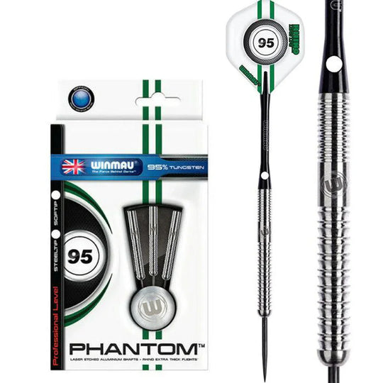 Winmau Phantom 95% tungsten Steel Tip Darts