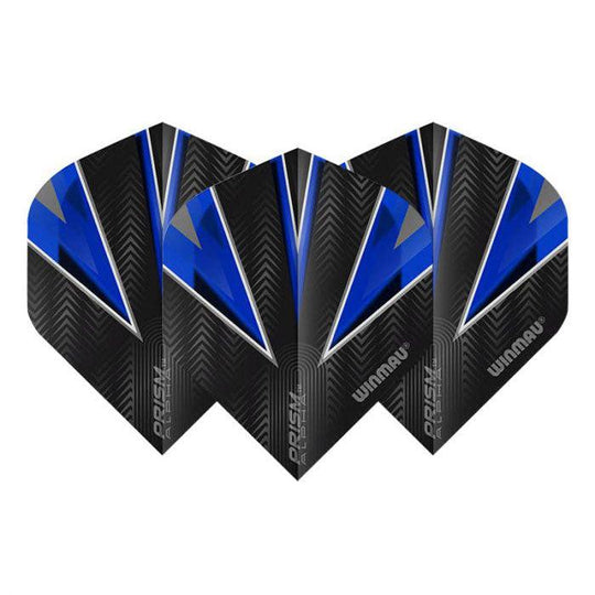 Winmau Prism Alpha Extra Thick Standard Black & Blue Flights