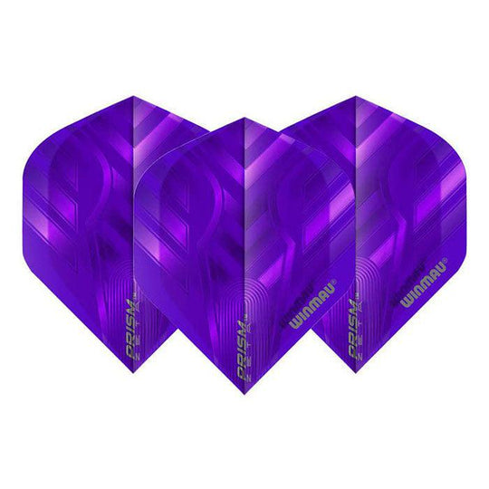 Winmau Prism Zeta Extra Thick Standard Purple Flights