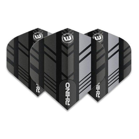 Winmau Rhino Extra Thick Standard Black & Grey Flights