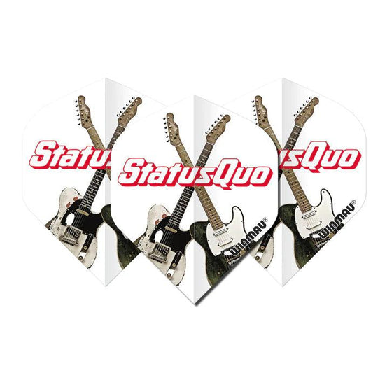 Winmau Rock Legends Status Quo Guitars Flights
