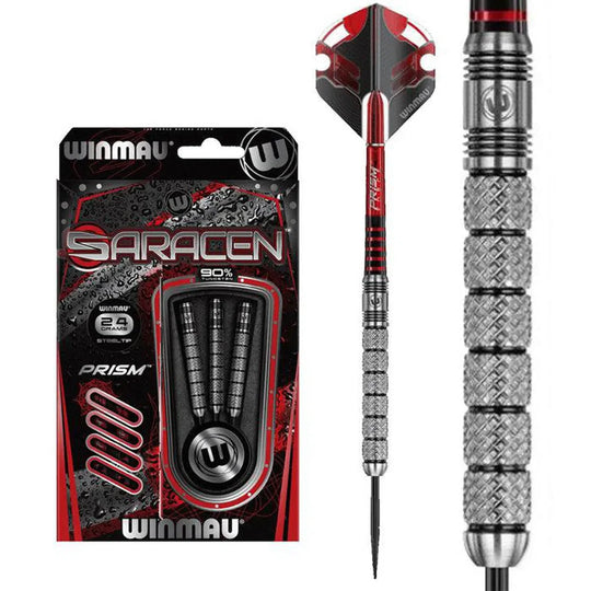 Winmau Saracen Straight 90% Tungsten Steel Tip Darts