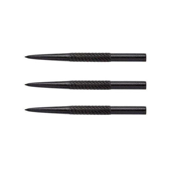 Winmau Spiral Black Steel Tip Points