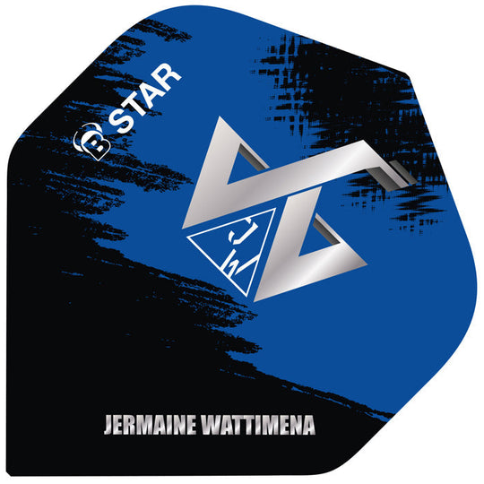 Bull's DE B-Star Jermaine Wattimena Blue Standard Dart Flights