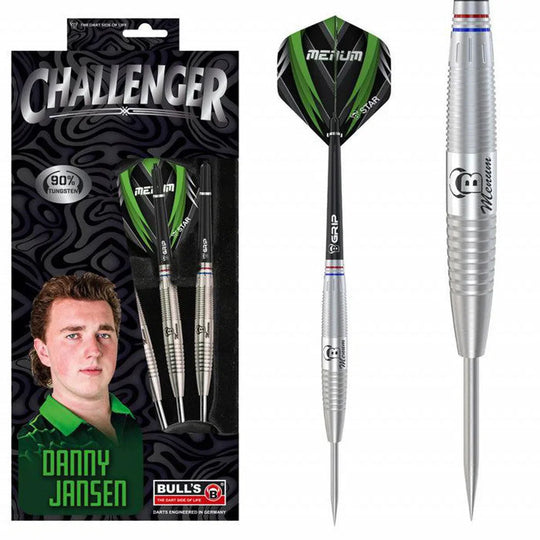 Bull's DE Challenger Danny Jansen 90% Tungsten Steel Tip Darts