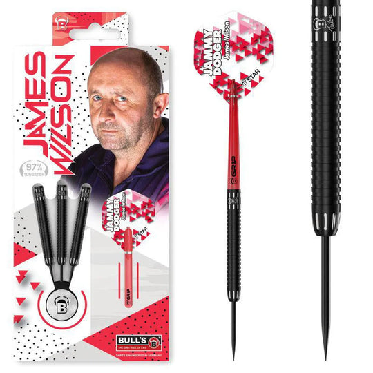 Bull's DE James Wilson 97% Tungsten Steel Tip Darts