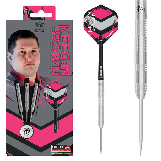 Bull's DE Keegan Brown 90% Tungsten Steel Tip Darts