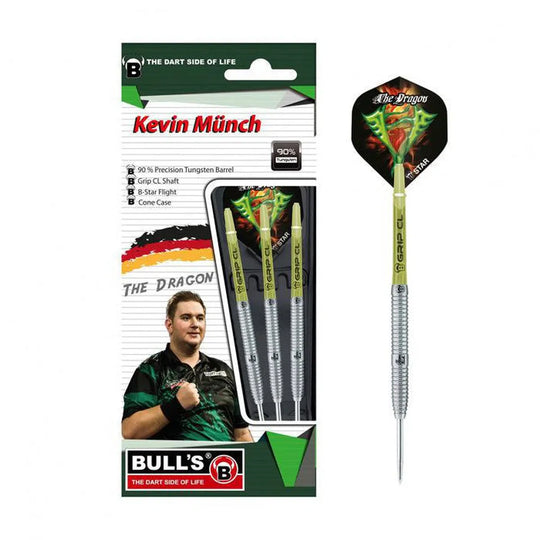 Bull's DE Kevin Munch 90% Tungsten Steel Tip Darts