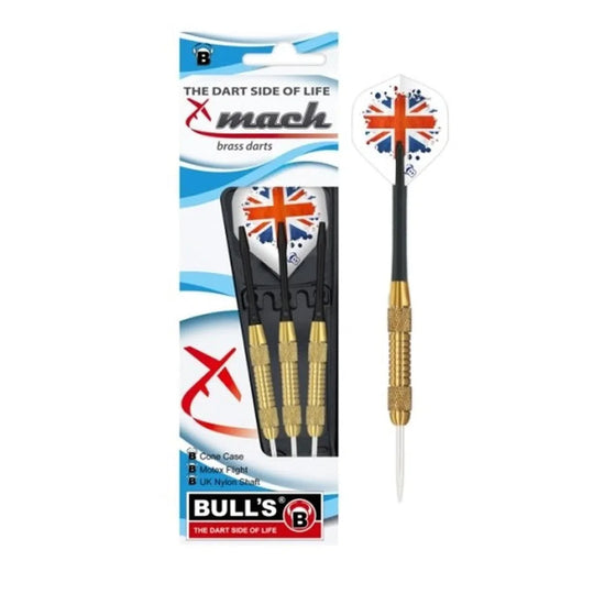 Bull's DE Mach Brass Steel Tip Darts