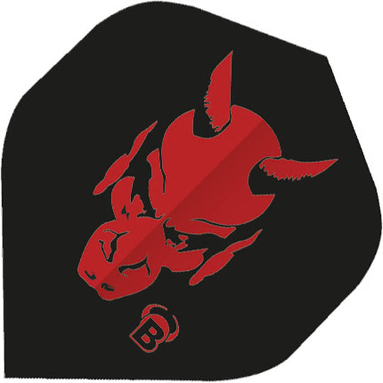 Bull's DE Motex Dart Flights - Red Devil