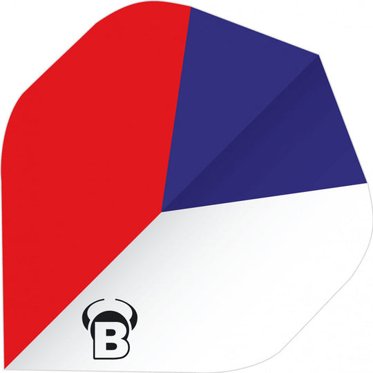 Bull's DE Powerflite Red, White & Blue Standard Flights