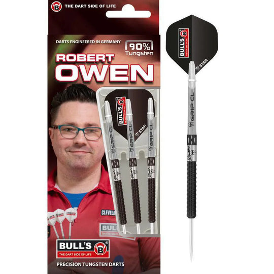 Bull's DE Robert Owen 90% Tungsten Steel Tip Darts