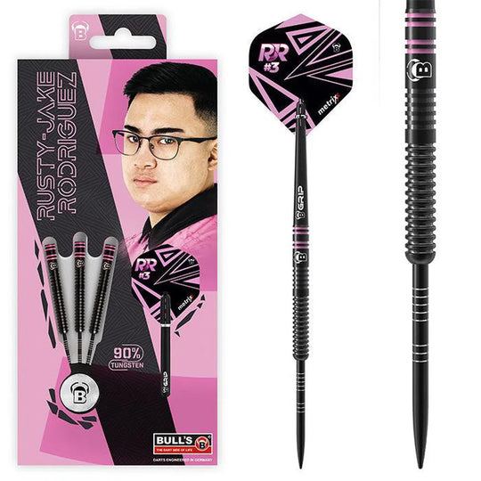 Bull's DE Rusty-Jake Rodriguez 90% Tungsten Steel Tip Darts