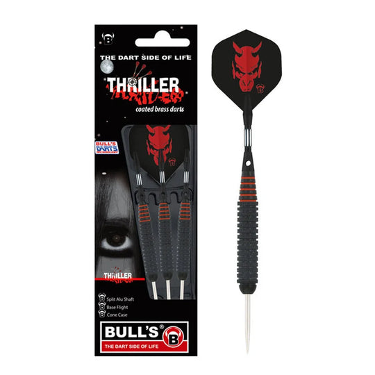 Bull's DE Thriller Knurled Brass Steel Tip Darts