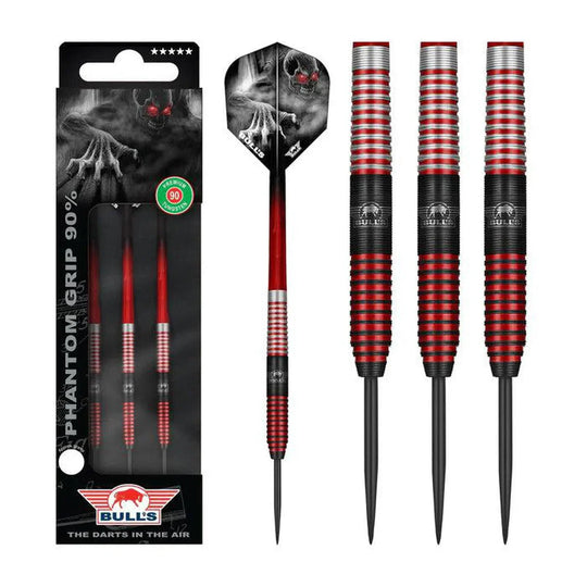 Bull's NL Phantom Grip 90% Tungsten Steel Tip Darts