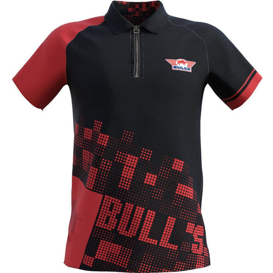 Bull's NL Plain Black & Red Shirt