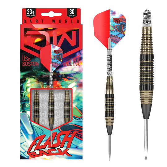 DW Flashback Brass Black Steel Tip Darts