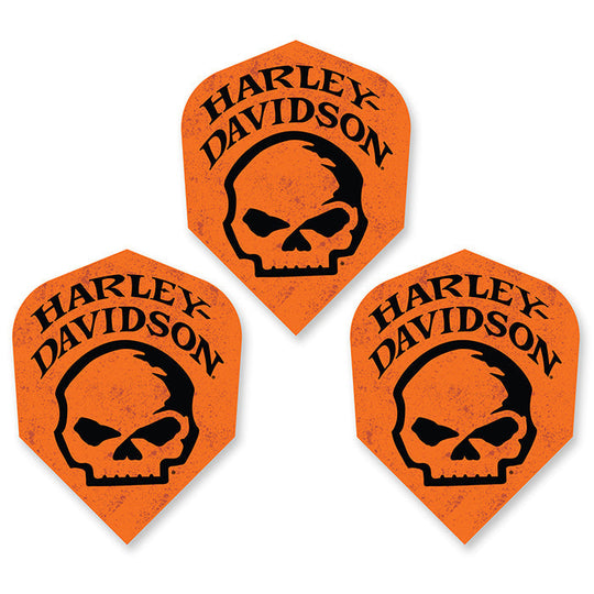 DW Harley Davidson Orange Skull Dart Flights