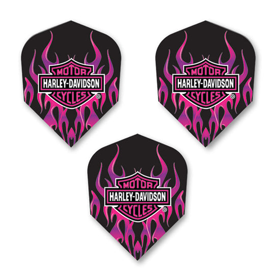 DW Harley Davidson Pink Holographic Dart Flights