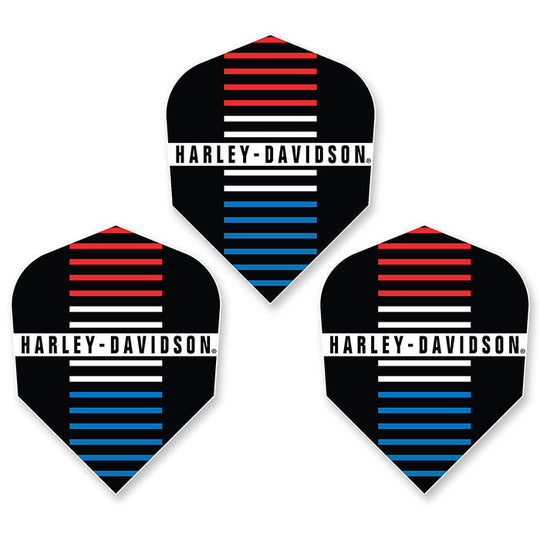DW Harley Davidson RWB Lines Dart Flights