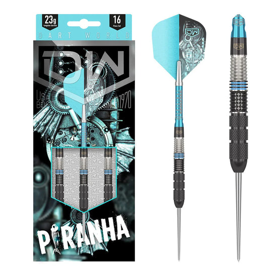 DW Piranha 01 90% Tungsten Steel Tip Darts