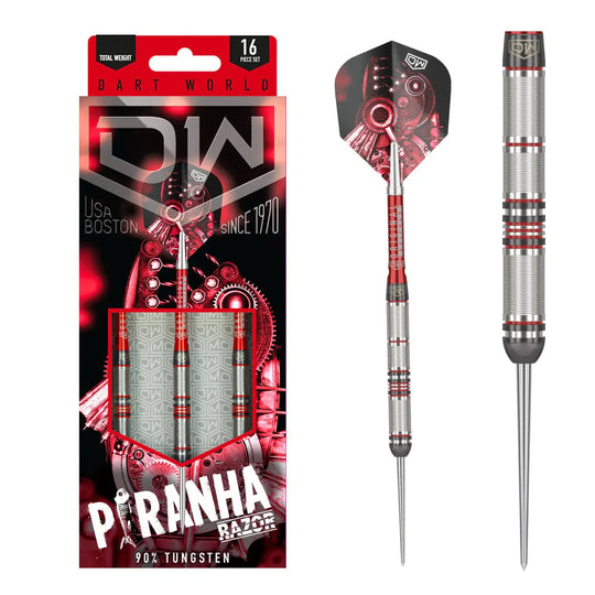 DW Razor Piranha 01 90% Tungsten Steel Tip Darts