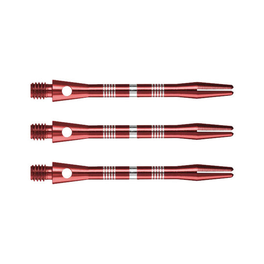 DataDart Anodised Alloy Re-Groove Shafts - Red