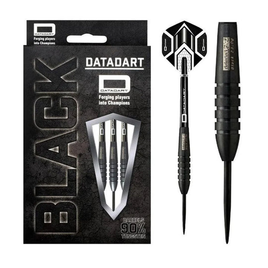 DataDart Black Torpedo 90% Tungsten Steel Tip Darts