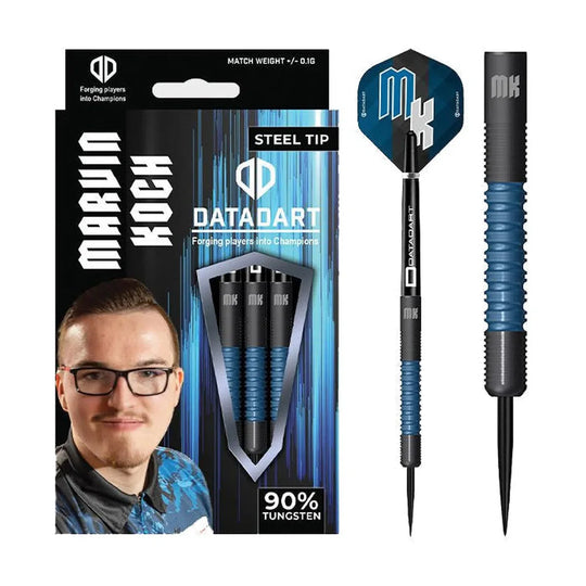 DataDart Marvin Koch 90% Tungsten Steel Tip Darts