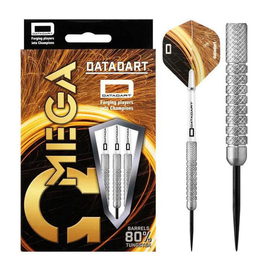 DataDart Omega Knurled Regular 80% Tungsten Steel Tip Darts