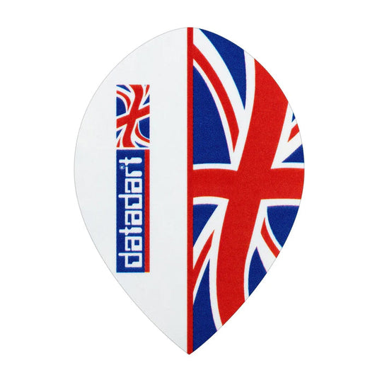 DataDart Union Jack Metronic Pear Flights