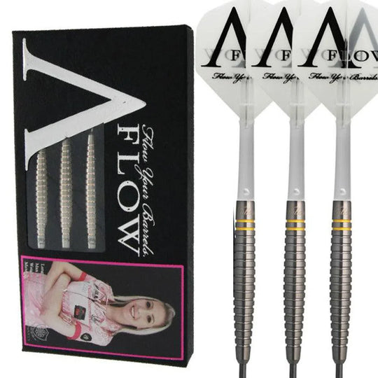 Dynasty Black Line - A-Flow Fallon Sherrock 3 DLC 95% Tungsten Steel Tip Darts