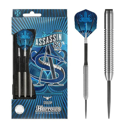 Harrows Assassin Standard Knurled 80% Tungesten Steel Tip Darts