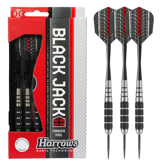 Harrows Black Jack Stainless Steel Tip Darts