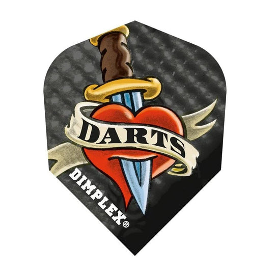 Harrows Dimplex Standard Heart & Dagger  Flights