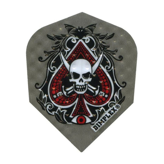 Harrows Dimplex Standard Spades Skull Flights