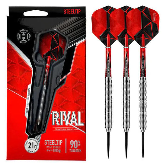 Harrows Rival 90% Tungsten Steel Tip Darts