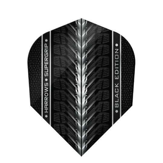 Harrows Supergrip Black Edition Standard Flights