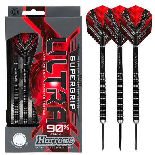 Harrows Supergrip Ultra 90% Tungsten Steel Tip Darts