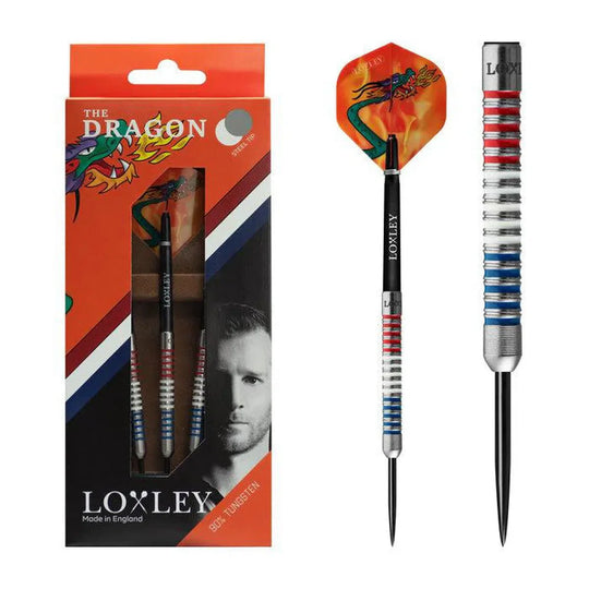 Loxley Jules v Dongen The Dragon 90% Tungsten Steel Tip Darts