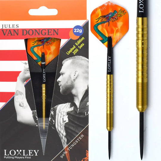 Loxley Jules van Dongen Limited Edition 90% Tungsten Steel Tip Darts